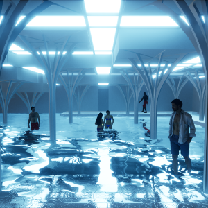 Propuesta para el Concurso Centro Acuático en Plaza Gaudí